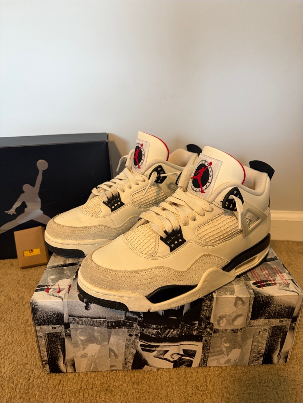Air Jordan 4 Retro OG Flight Club-Men's Sneakers
